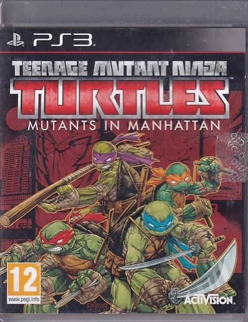 Teenage Mutant Ninja Turtles Mutants in Manhattan - PS3 (B Grade) (Genbrug)